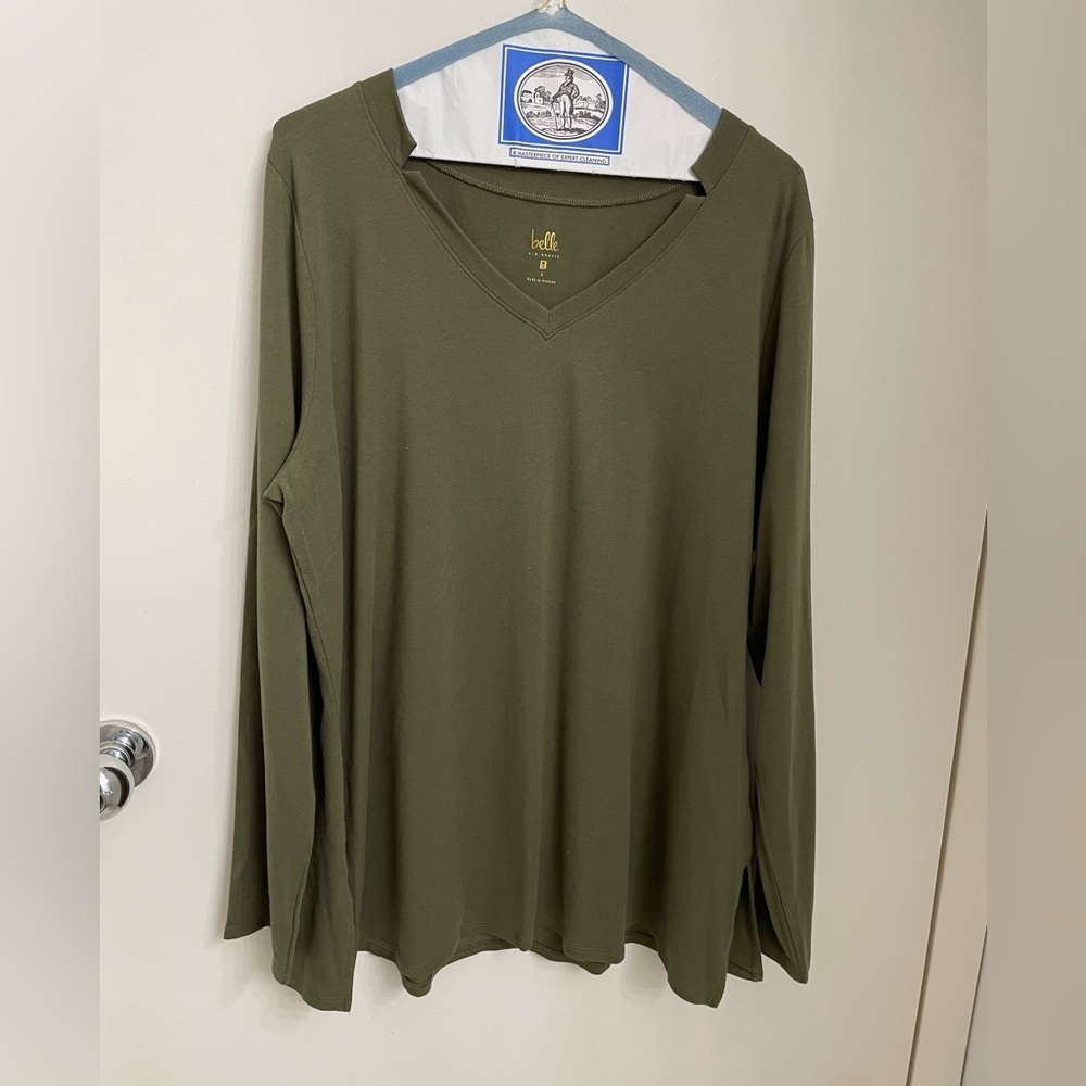 Pima v-neck tunic